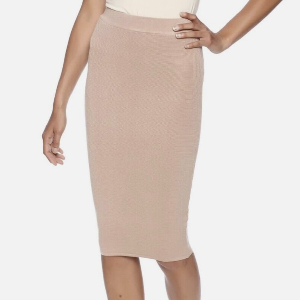 ✨ Olivaceous Taupe Knit Pencil Skirt ✨